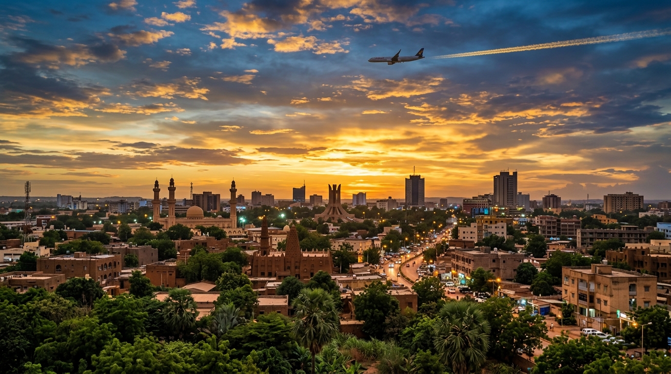 Coucher de soleil africain - Voyage