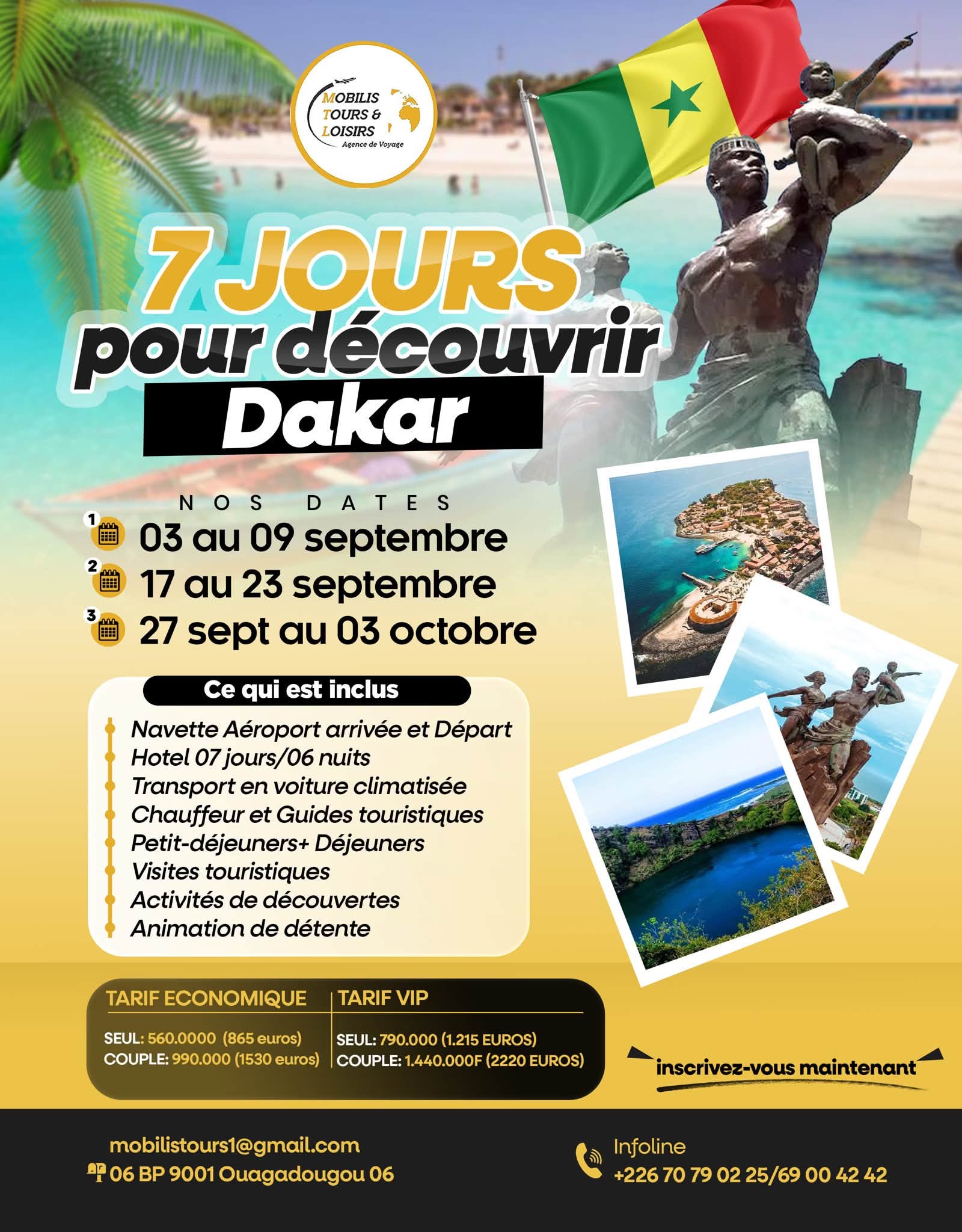 Affiche Offre Spéciale Dakar